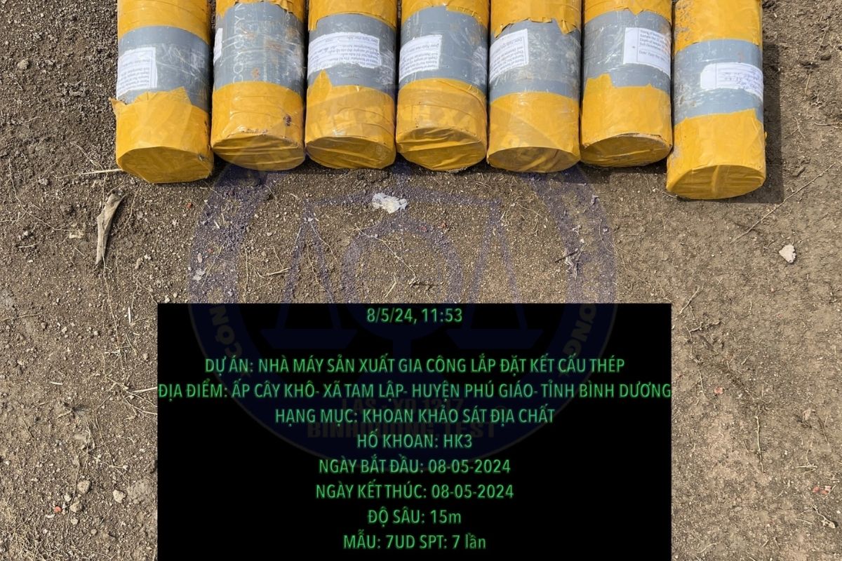 Công tác khoan khảo sát địa chất công trình