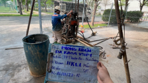 Khoan khảo sát địa chất Phòng Khám Đa Khoa Khu Công Nghiệp VSIP-IIA - Bình Dương