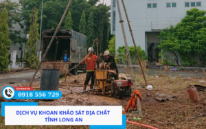 Dịch vụ khoan khảo sát địa chất tỉnh Long An