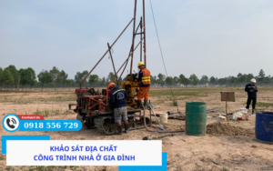 Khảo sát địa chất công trình nhà ở gia đình