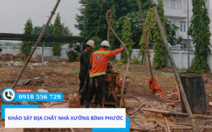 Khảo sát địa chất nhà xưởng Bình Phước