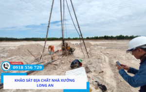 Khảo sát địa chất nhà xưởng Long An