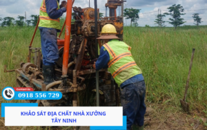 Khảo sát địa chất nhà xưởng Tây Ninh