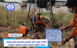 Báo giá khoan khảo sát địa chất công trình