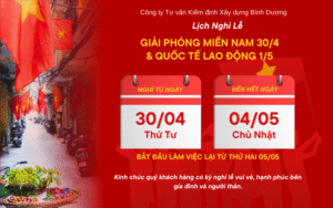 Thống báo lịch nghỉ lễ 30/4 1/5 năm 2025
