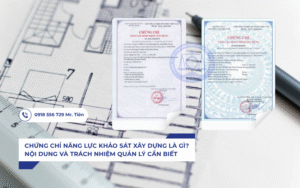 Chứng chỉ năng lực khảo sát xây dựng là gì Nội dung và trách nhiệm quản lý cần biết