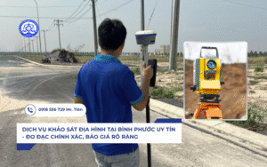 Dịch vụ khảo sát địa hình tại Bình Phước uy tín - Đo đạc chính xác, báo giá rõ ràng