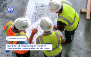 Quy định về phương án kỹ thuật và trách nhiệm trong khảo sát xây dựng