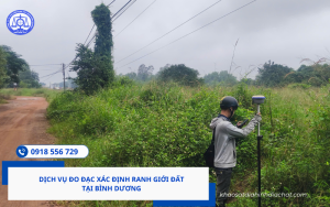 Dịch vụ đo đạc xác định ranh giới đất tại Bình Dương