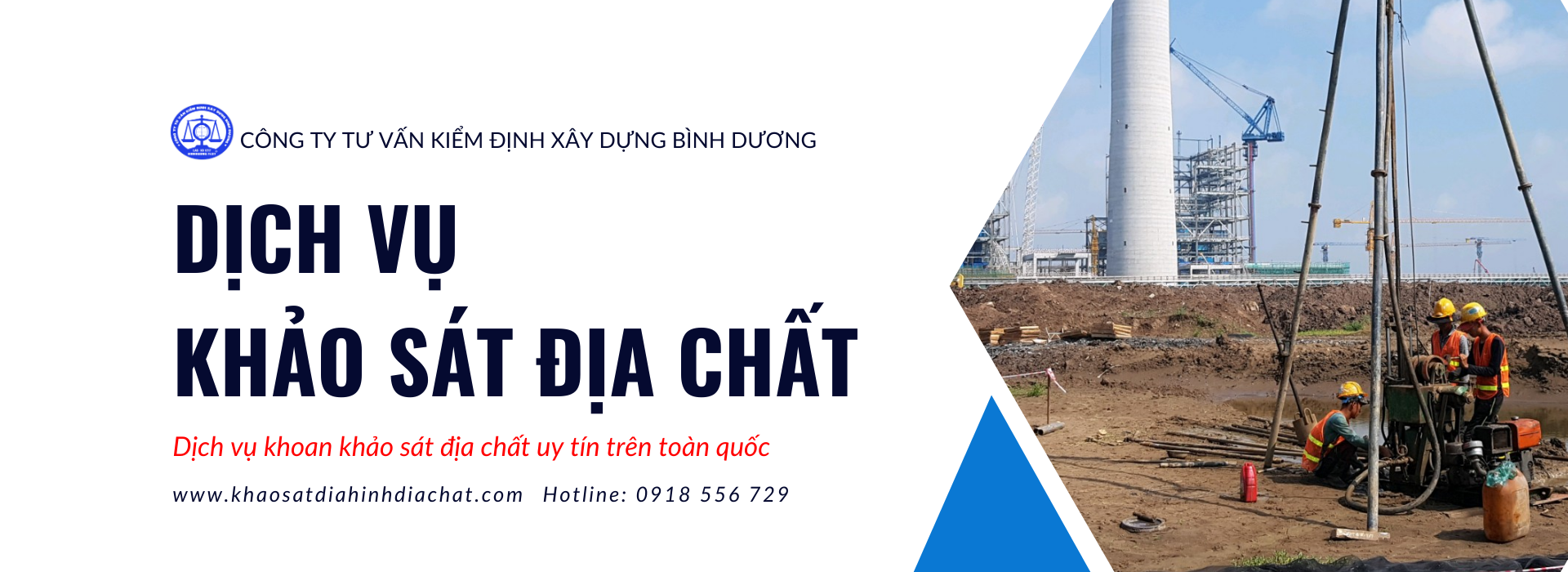 Dịch vụ khảo sát địa chất - Hotline 0918 556 729 Mr Tiên