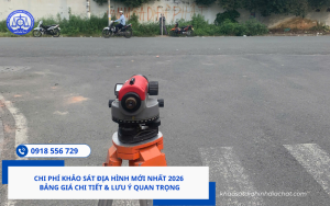 Chi phí khảo sát địa hình mới nhất 2026 Hotline 0918 556 729 Mr Tiên