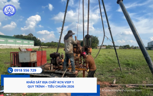 Khảo sát địa chất KCN VSIP 1 Hotline 0918 556 729 Mr Tiên