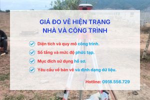 Giá đo vẽ hiện trạng nhà và công trình